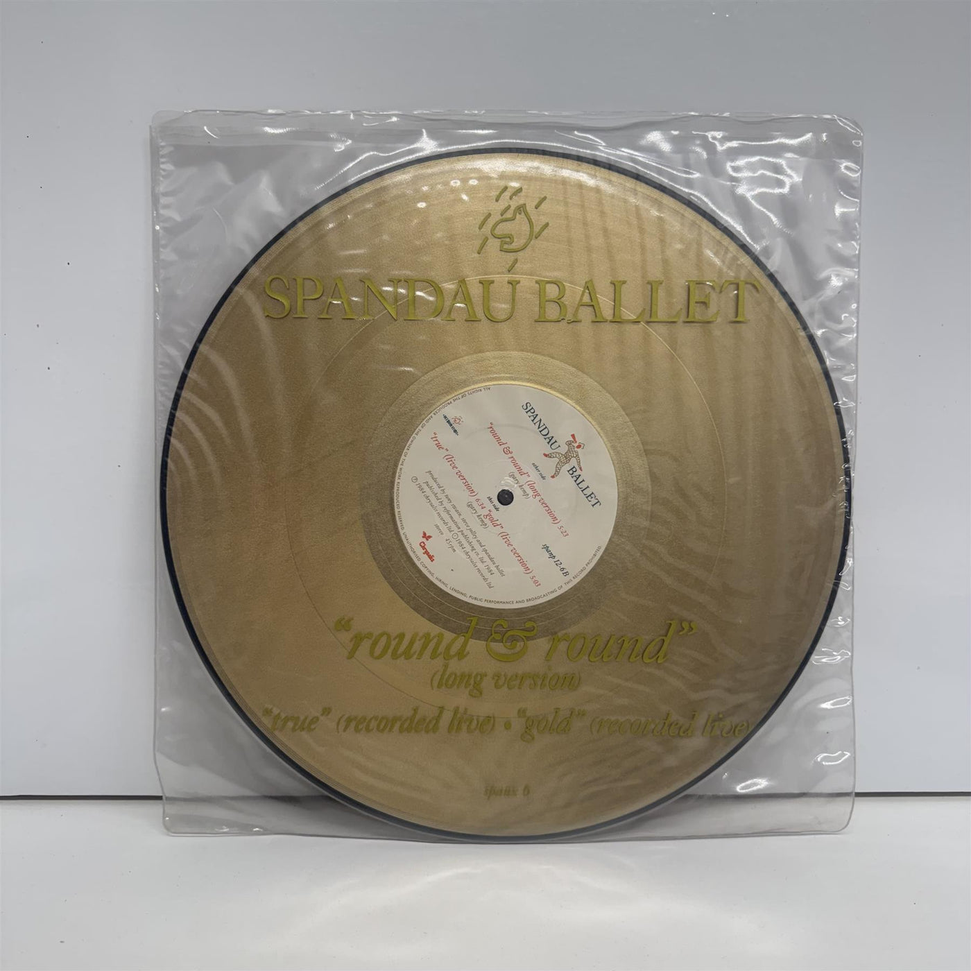 Spandau Ballet - Round And Round 12" Picture Disc Vinyl Single