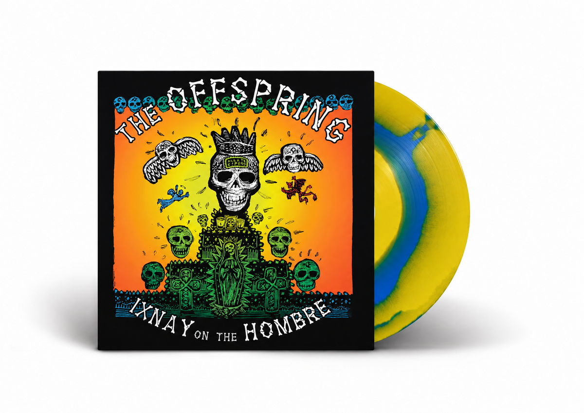 The Offspring - Ixnay On The Hombre National Album Day Crazy Yellow & Blue Marble Vinyl LP Reissue