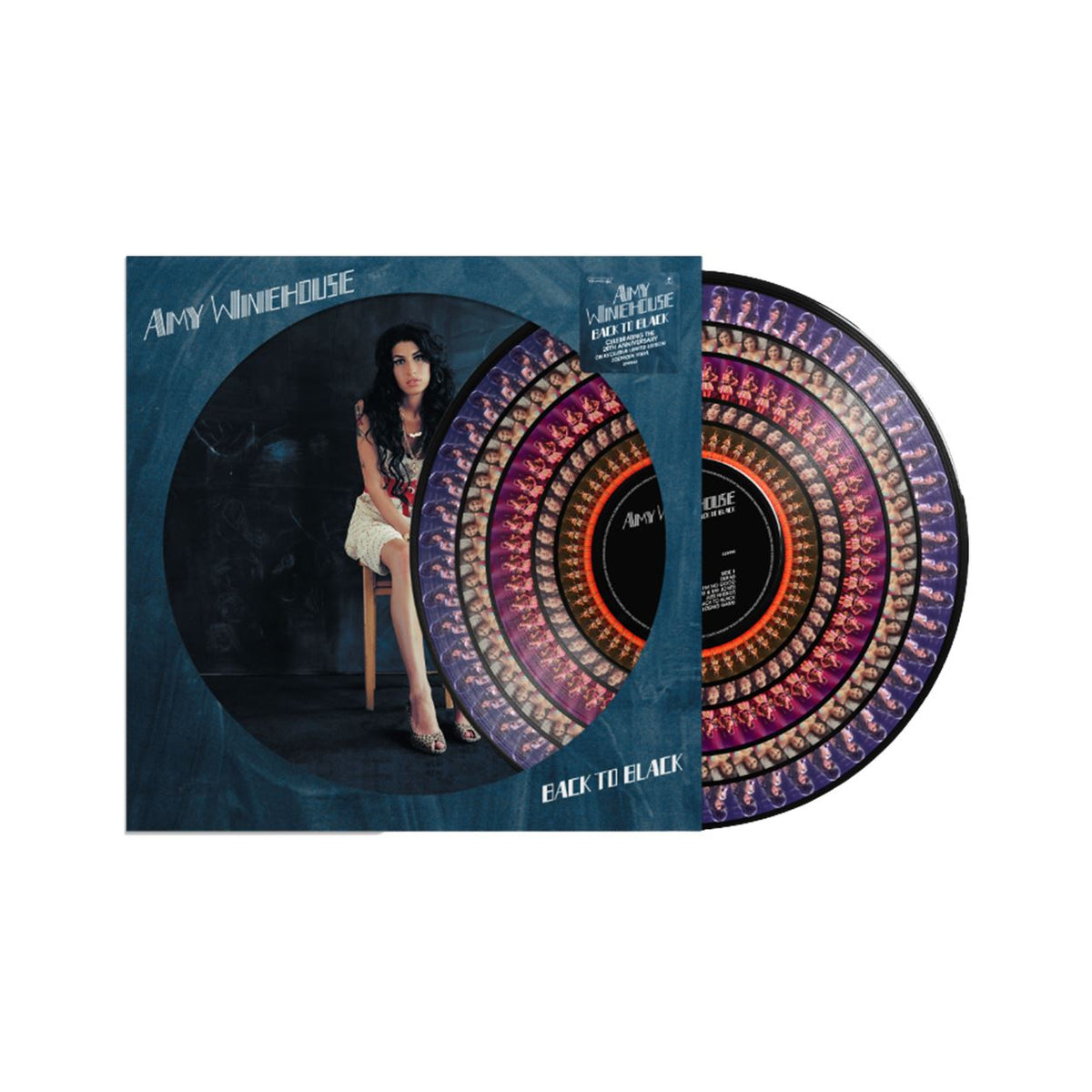 Amy Winehouse - Back To Black 20th Anniversary Zoetrope Vinyl LP Reissue