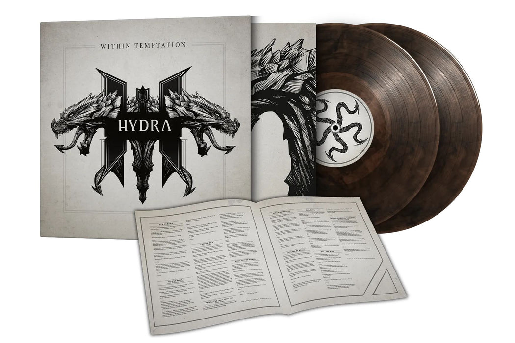 Within Temptation - Hydra - Expanded  10th Anniversary Edition 2x Clear & Black Marbled Vinyl LP