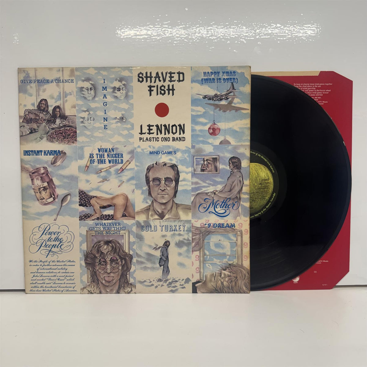 John Lennon Plastic Ono Band - Shaved Fish Vinyl LP