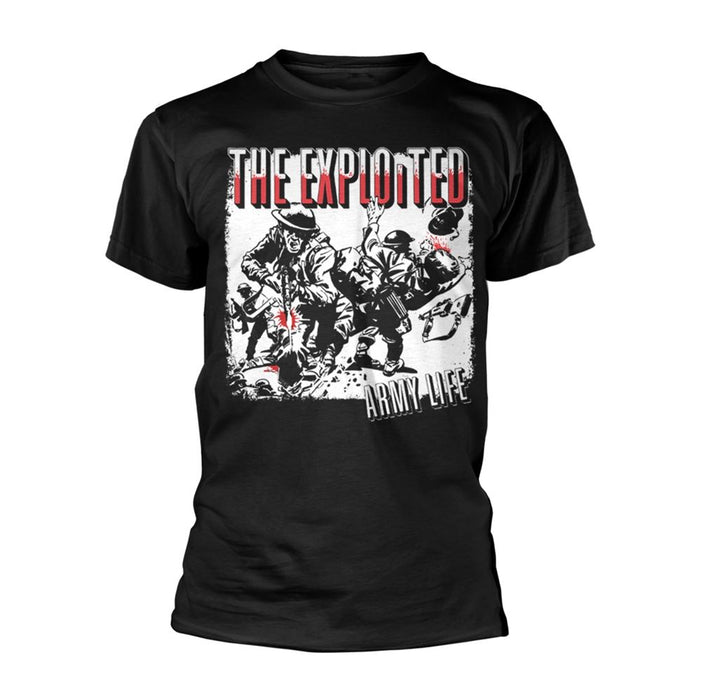 The Exploited - Army Life (Black) T-Shirt