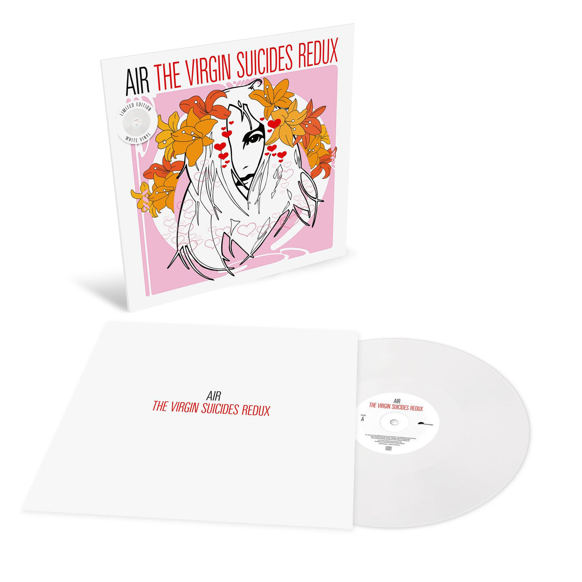 Air - The Virgin Suicides Redux White Vinyl LP Reissue