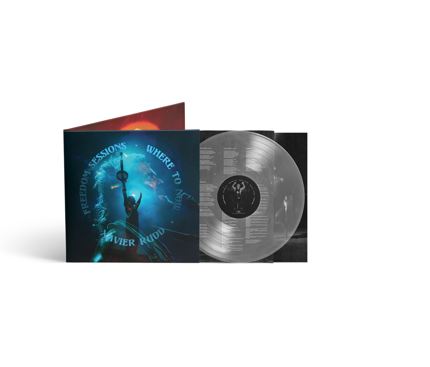 Xavier Rudd - Freedom Sessions/Where To Now Transparent Vinyl LP