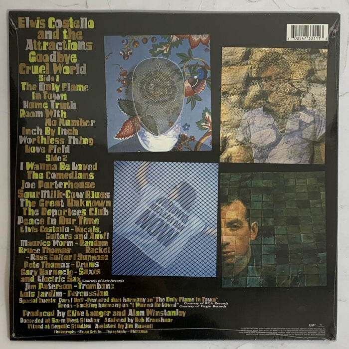 Elvis Costello & The Attractions- Goodbye Cruel World Vinyl LP