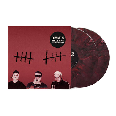 DMA's - Hills End 10th Anniversary Expanded Edition 2x Red, & A Hint Of White Marble Vinyl LP