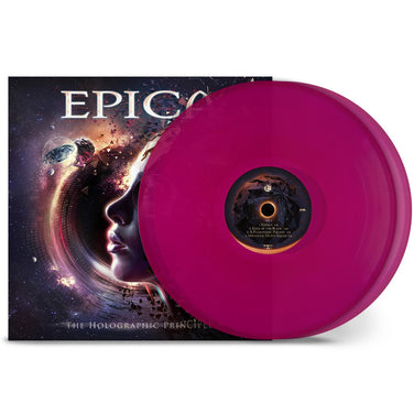 Epica - The Holographic Principle  2x Tansparent Magenta Vinyl LP Reissue