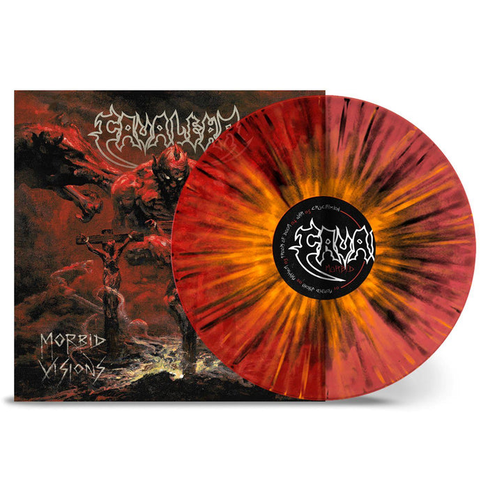 Cavelera - Morbid Vision Limited Edition Transparent Red With Orange & Black Splatter Vinyl LP