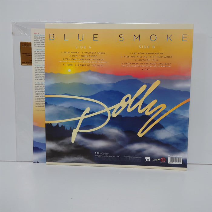 Dolly Parton - Blue Smoke Limited Edition 180G Blue Smoke Vinyl LP Reissue