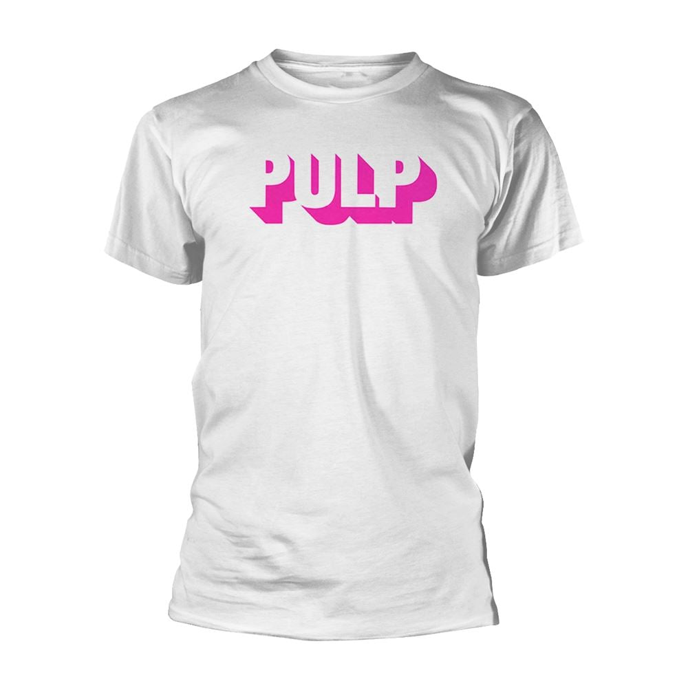 Pulp - This Is Hardcore Logo (White) T-Shirt