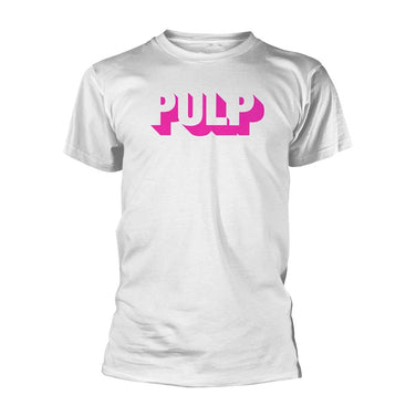 Pulp - This Is Hardcore Logo (White) T-Shirt