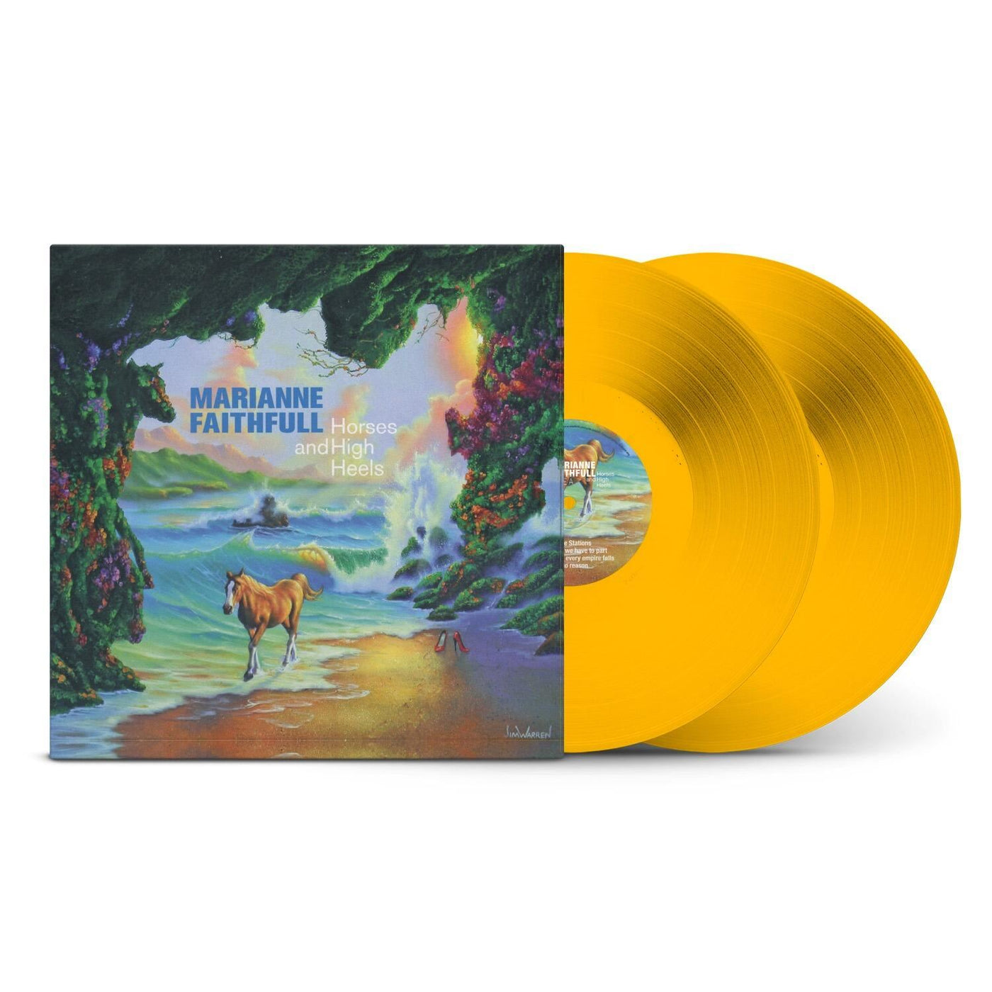 Marianne Faithfull - Horses And High Heels Limited Edition 2x Yellow Vinyl LP Reissue