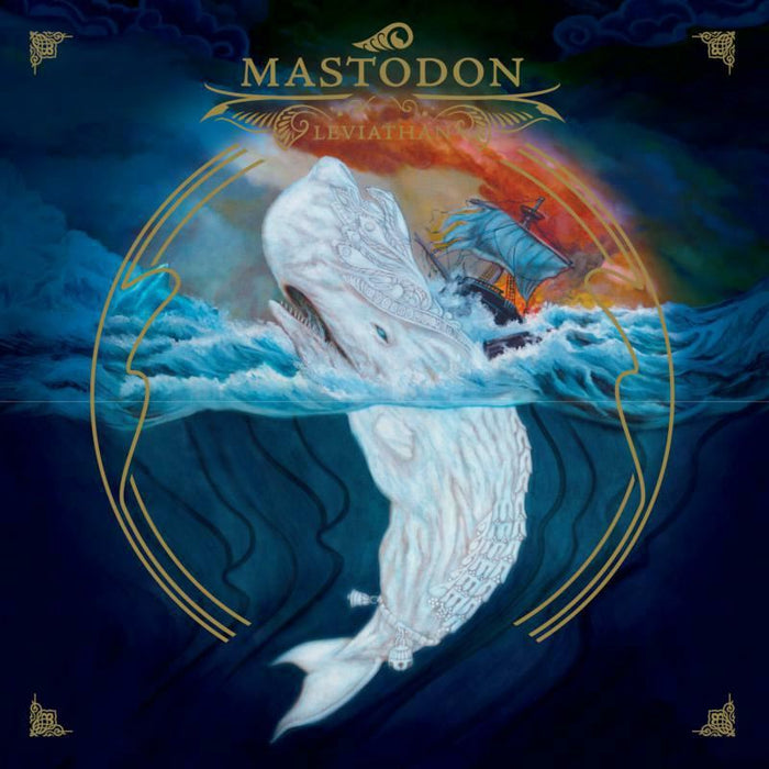 Mastodon - Leviathan White & Kelly Green Merge With Splatter Vinyl LP