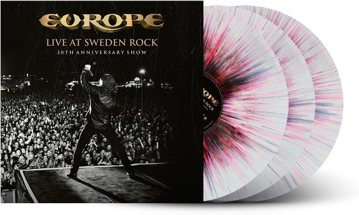 Europe - Live At Sweden Rock (30th Anniversary Show) Limited 3x Splatter Vinyl LP