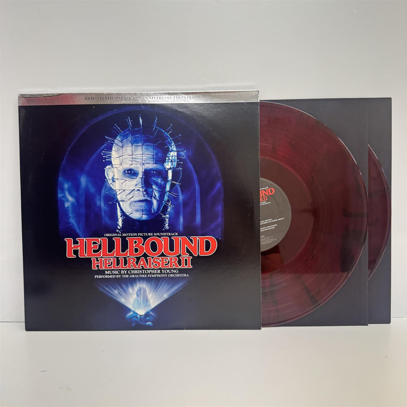 Hellbound: Hellraiser II (Original Motion Picture Soundtrack) - Christopher Young 2x Bloodshed Smoke Vinyl LP