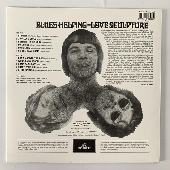 Love Sculpture - Blues Helping Vinyl LP Reissue New collectable releases UK record store sell used