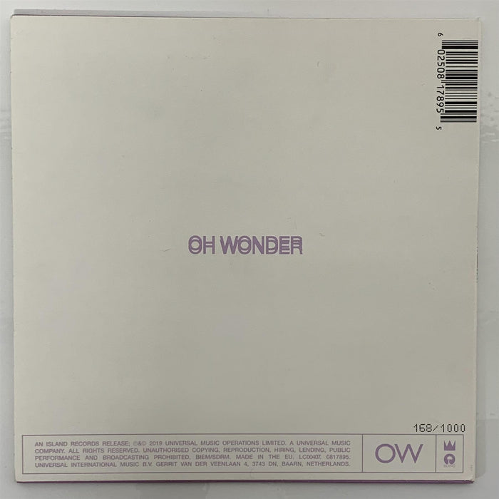 Oh Wonder - Hallelujah Limited Numbered White 7" Vinyl Single