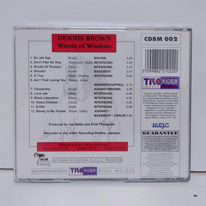 Dennis Brown - Words Of Wisdom CD