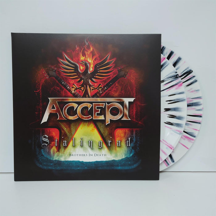 Accept - Stalingrad Brothers In Death Limited Edition 2x Splatter Vinyl LP Reissue
