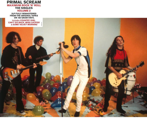 Primal Scream – Maximum Rock'N'Roll The Singles Volume 2 2x Standard Vinyl LP New vinyl LP CD releases UK record store sell used