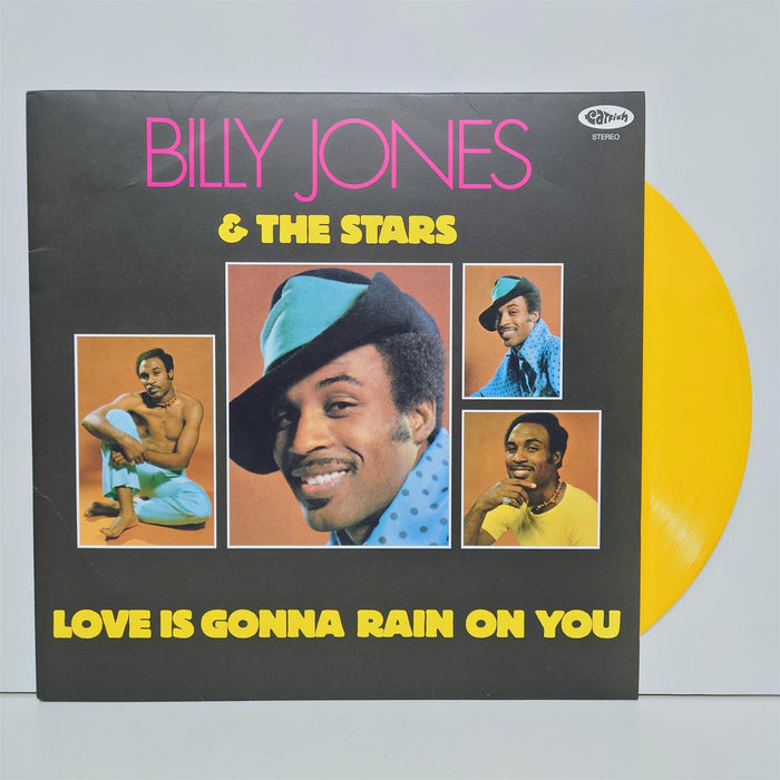 Billy Jones & The Stars - Love Is Gonna Rain On You Limited Edition Yellow Vinyl LP Reissue