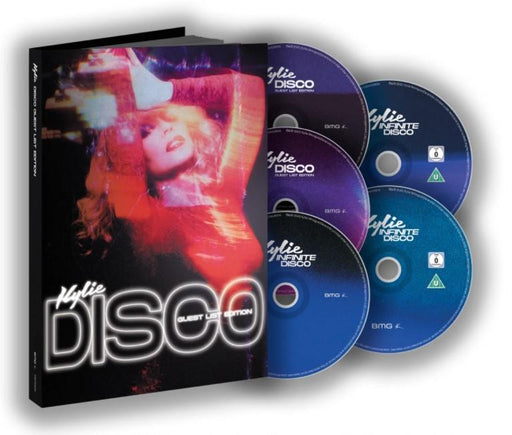 Kylie Minogue – DISCO: Guest List Edition 3CD + DVD + Blu-Ray Hardbound Mediabook New vinyl LP CD releases UK record store sell used