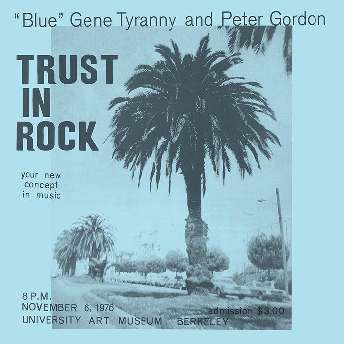 "Blue" Gene Tyranny & Peter Gordon - Trust In Rock 3x Vinyl LP New collectable releases UK record store sell used