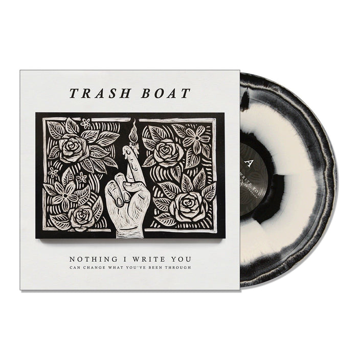 Trash Boat - Nothing I Write You Can Change What You've Been Through White & Black Swirl Vinyl LP Reissue