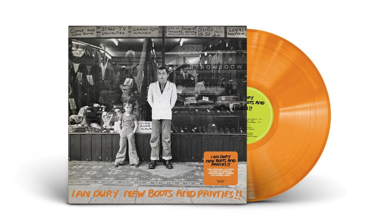 Ian Dury - New Boots And Panties!! Limited Edition Amber Vinyl LP