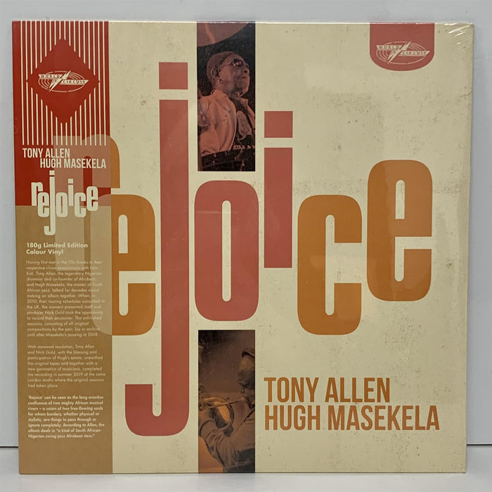 Tony Allen - Rejoice Limited Edition Orange Vinyl LP Reissue