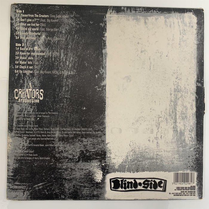 The Creators - The Creators Have A Master Plan Vinyl LP Mini-Album