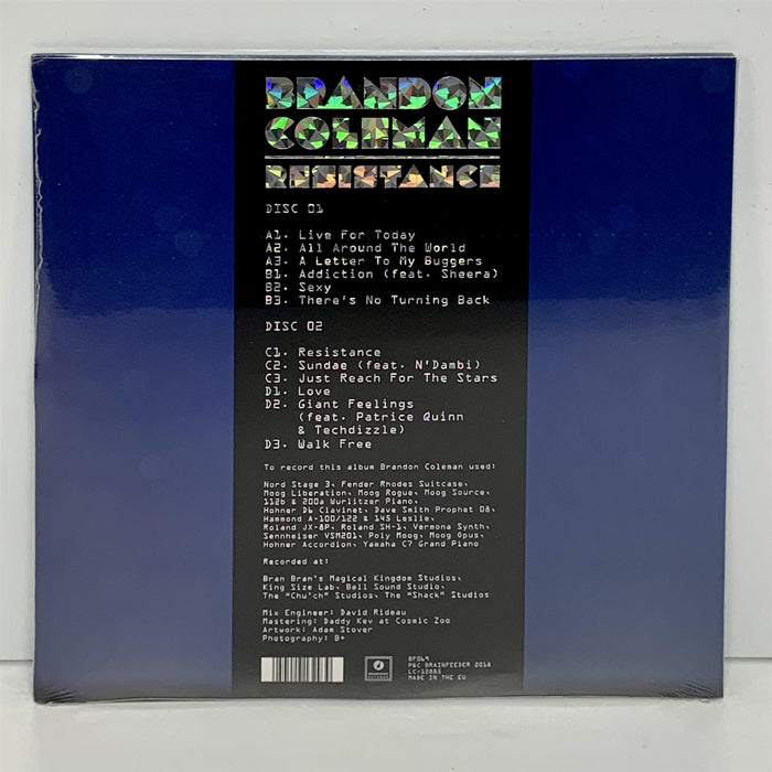 Brandon Coleman - Resistance  2x Heavyweight Clear Vinyl LP New vinyl LP CD releases UK record store sell used