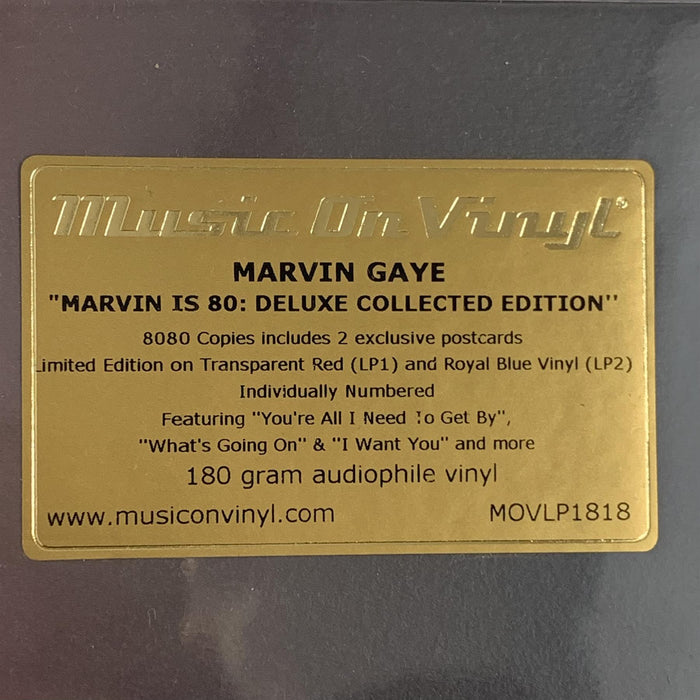 Marvin Gaye - Collected Limited Edition Numbered 2x 180G Red & Blue Vinyl LP