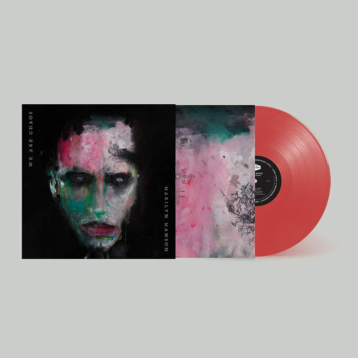 Marilyn Manson - We Are Chaos Limited Transparent Red Vinyl LP + Poster New vinyl LP CD releases UK record store sell used