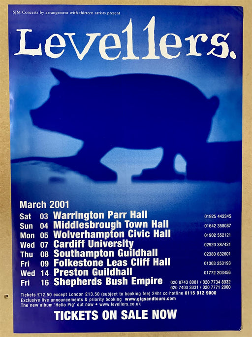 Levellers - Tour Poster 2001 New collectable releases UK record store sell used