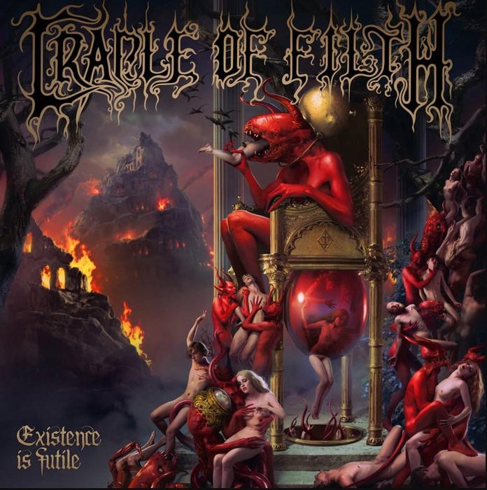 Cradle Of Filth - Existence Is Futile Limited Edition 2x Purple/Black Marbled Vinyl LP New vinyl LP CD releases UK record store sell used
