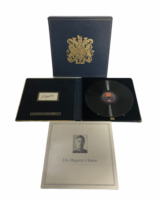 H.M. King George VI - The King To His People 3rd September 1939 Limited Edition 10" Vinyl LP + CD Box Set