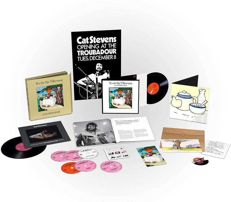 Cat Stevens - Tea For The Tillerman Deluxe Boxset 5CD + Blu-Ray + Vinyl LP New vinyl LP CD releases UK record store sell used