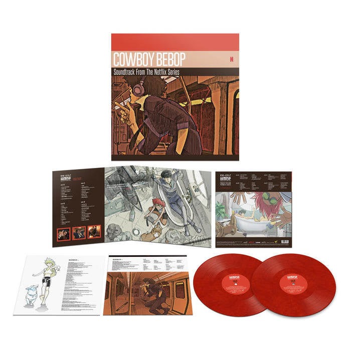 Cowboy Bebop (Soundtrack from the Netflix Original Series) - Yoko Kanno 2x Red Marbled Vinyl LP