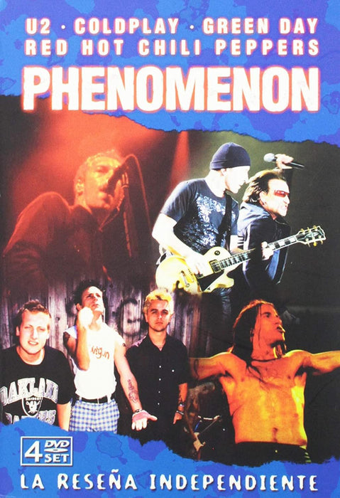 Phenomenon – U2/Coldplay/Green Day/Red Hot Chili Peppers Live 4DVD Set