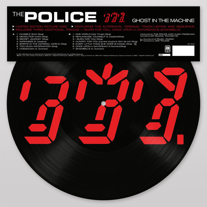 The Police - Ghost In The Machine Limited Edition Picture Disc Vinyl LP