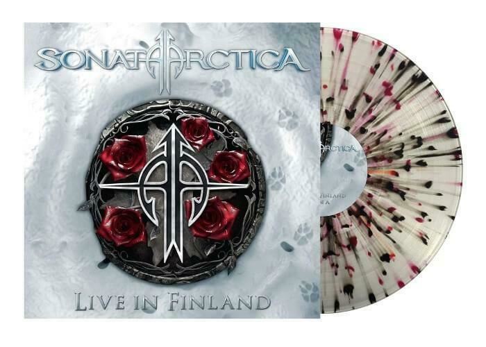 Sonata Arctica - Live In Finland Limited Edition 2x Clear Splatter Vinyl LP Reissue