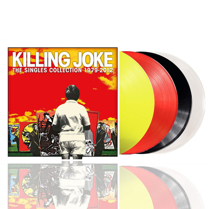 Killing Joke - The Singles Collection 1979-2012 4x Transparent Red / Yellow / Black / Clear Vinyl LP