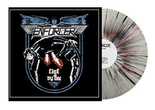 Enforcer - Live By Fire White Splatter Vinyl LP Reissue New collectable releases UK record store sell used