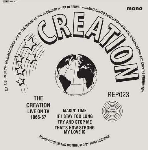 The Creation - Live On Radio & Tv 1966-1967 7" Vinyl New vinyl LP CD releases UK record store sell used