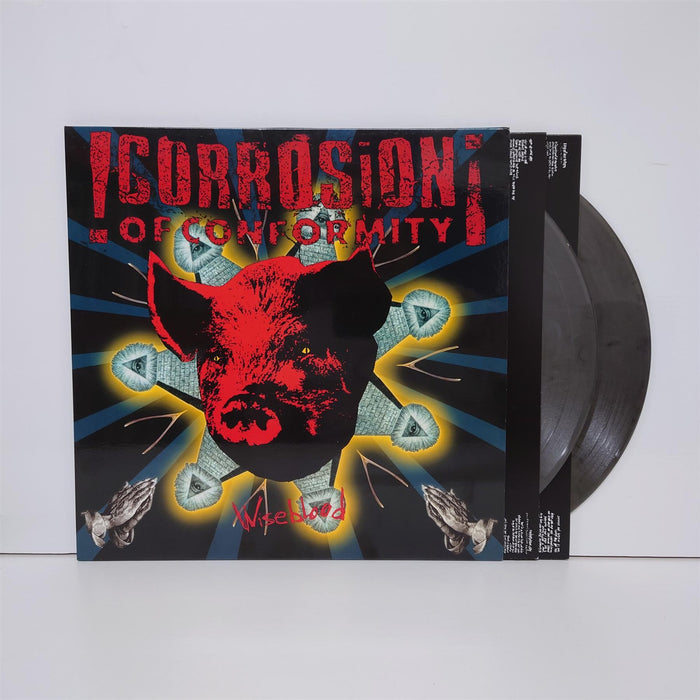 Corrosion Of Conformity - Wiseblood Limited Edition 2x Silver & Black Swirled Vinyl LP Reissue