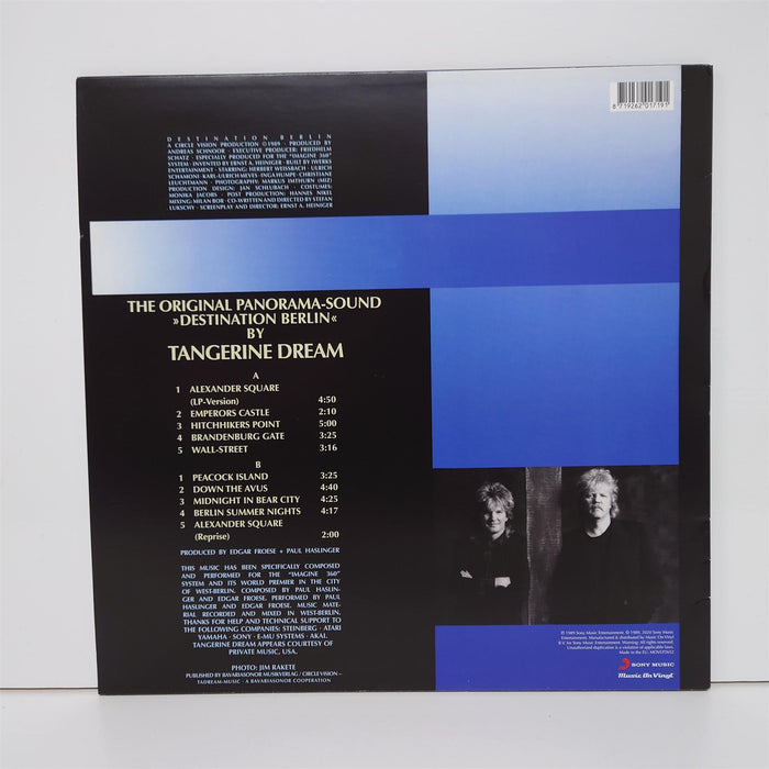 Destination Berlin (From The Original Motion Picture) - Tangerine Dream 180G Vinyl LP Reissue