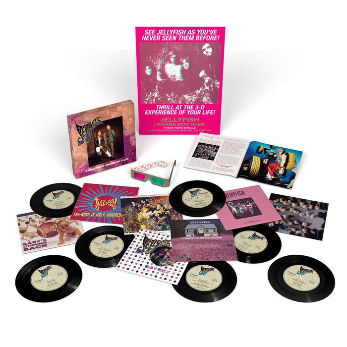 Jellyfish - When These Memories Fade 7x Black 7" Single Box Set Reissue