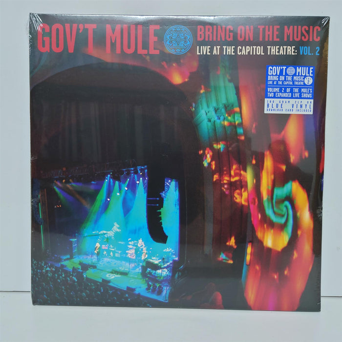 Gov't Mule - Bring On The Music / Live At The Capitol Theatre: Vol. 2 Limited Edition 2x 180G Blue Vinyl LP