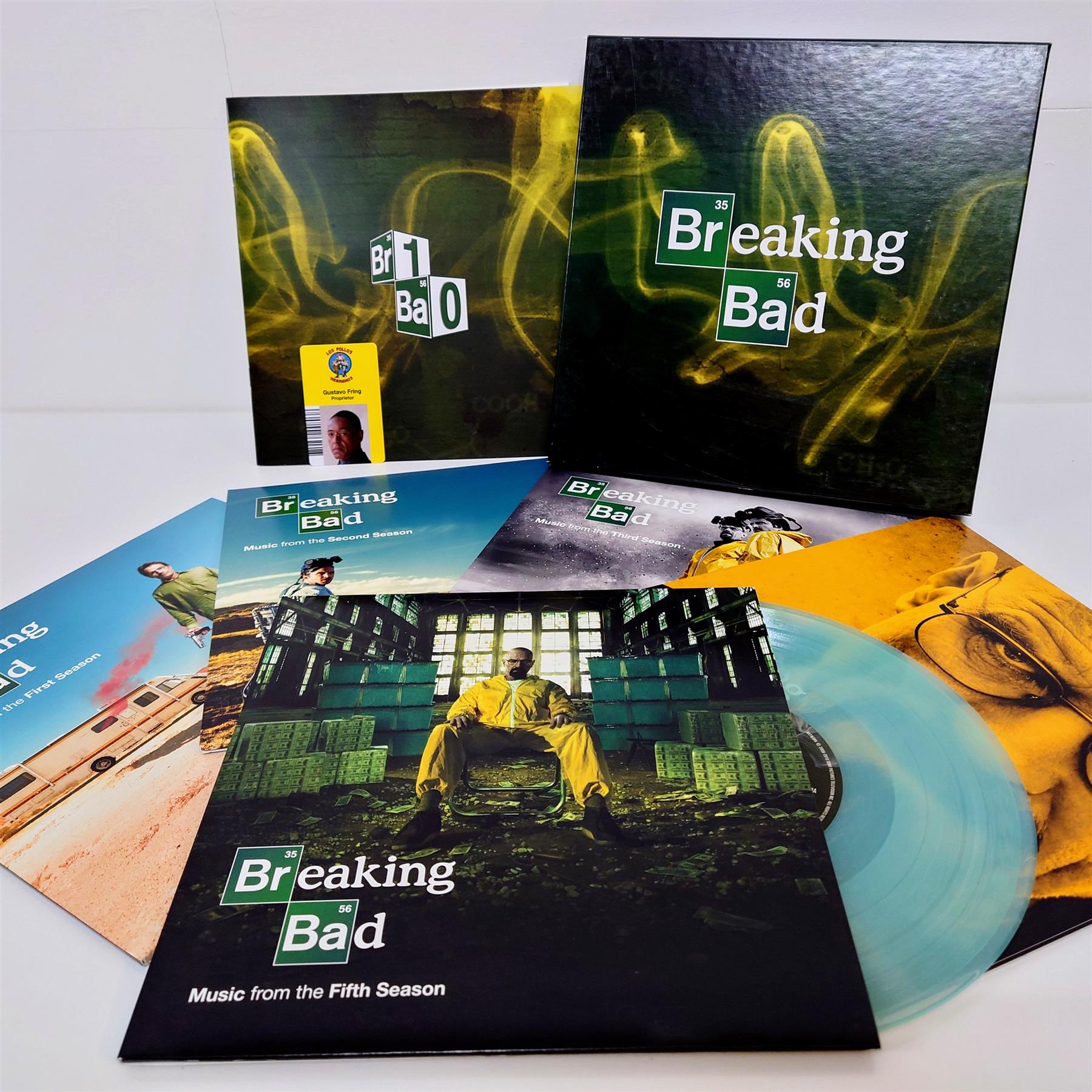 Breaking Bad Soundtrack Numbered Limited Edition 10 Vinyl 5 Disc Box Set  (Green/Blue/Yellow/Purple/